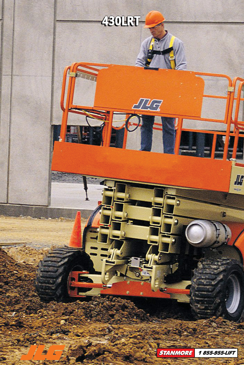 JLG 430LRT Scissor Lift Stanmore Equipment Ltd.
